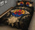 Tahiti Polynesian Quilt Bed Set Hibiscus Gold - Polynesian Pride