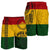 Hawaii Kanaka Flag Polynesian Men's Shorts Ver 2.0 - Mauna Kea Protectors Red - Polynesian Pride