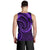 New Zealand Maori Mangopare Men Tank Top Polynesian - Purple - Polynesian Pride