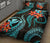 Polynesian Hawaii Quilt Bed Set - Turquoise Plumeria - Polynesian Pride