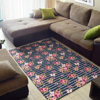 Tropical Butterfly Pink Rug - Polynesian Pride