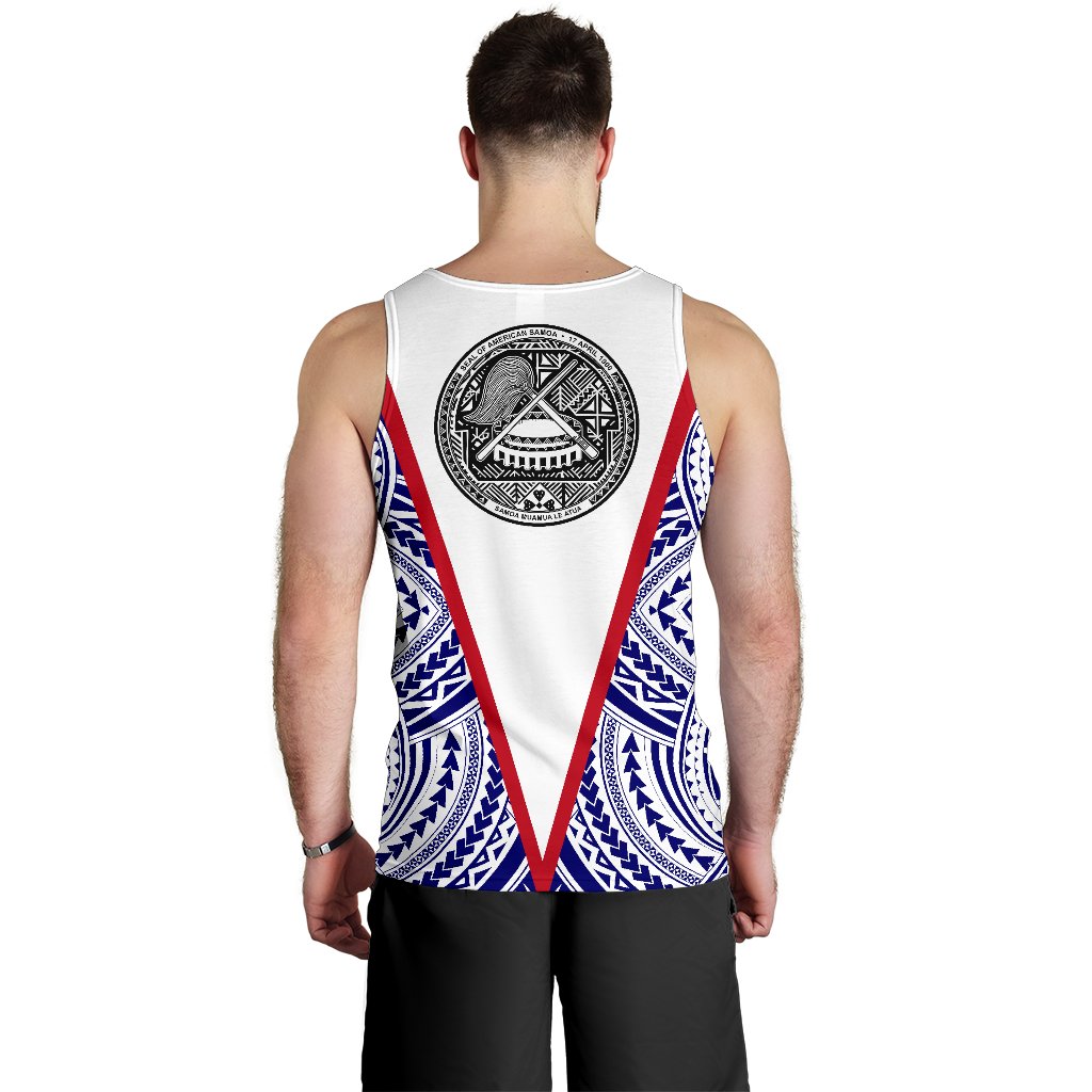 American Samoa Men's Tank Top - Flag Style - Polynesian Pride