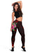 Hawaii Hibiscus Polynesian Kakau Red Legging - Dry Style - AH - Polynesian Pride