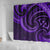 New Zealand Maori Mangopare Shower Curtain Polynesian - Purple - Polynesian Pride