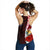 Nauru Polynesian Women's Racerback Tank - Coat Of Arm With Hibiscus - Polynesian Pride