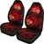 Tonga Polynesian Car Seat Covers - Red Plumeria - Polynesian Pride