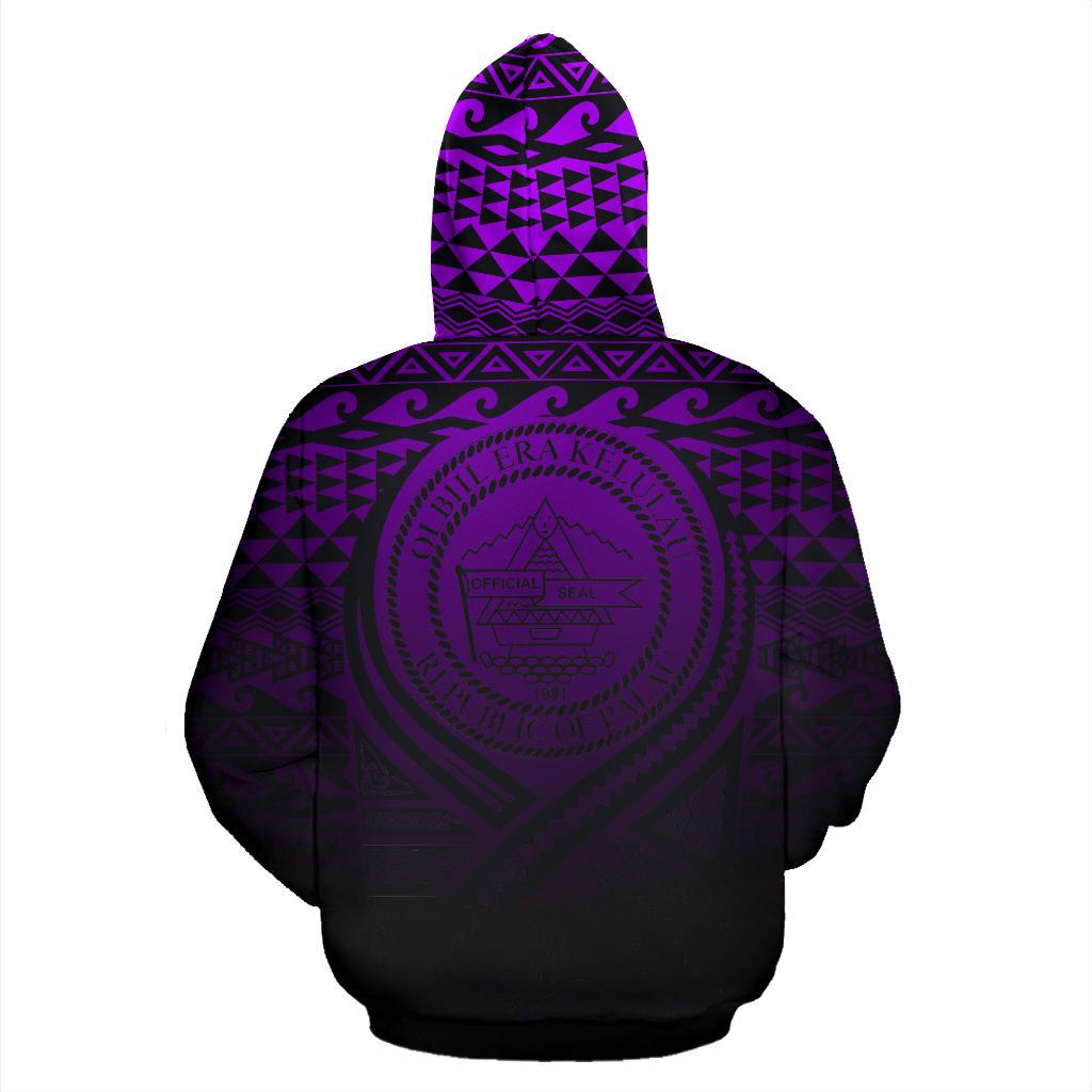Palau ll Over Hoodie Lift up Purple - Polynesian Pride