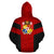 Tonga Polynesian Hoodie Tonga Coat of Arms Design - Polynesian Pride