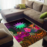 Nauru Area Rug - Summer Hibiscus - Polynesian Pride