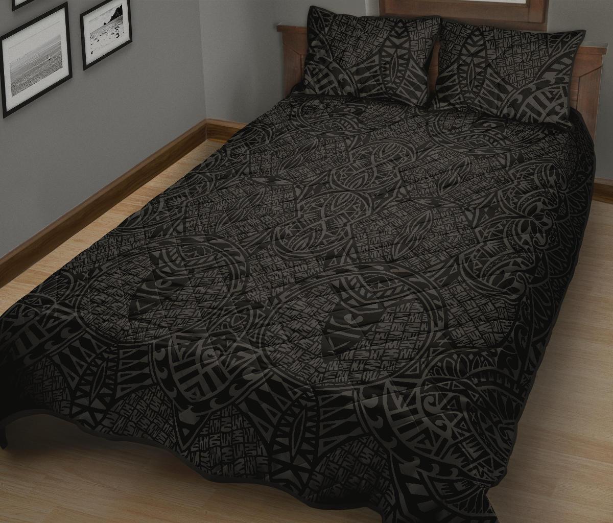 Hawaii Quilt Bed Set Polynesia Lauhala Mix AH - Polynesian Pride