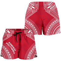 French Polynesia Women's Shorts - Polynesian Chief Flag Version - Polynesian Pride