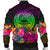 American Samoa Men's Bomber Jacket - Summer Hibiscus - Polynesian Pride