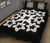 Hawaiian Quilt Bed Set Royal Pattern - Black And White - A1 Style - Polynesian Pride