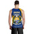 Nauru Polynesian Tank Top (Men) - Nauru Spirit (Blue) - Polynesian Pride