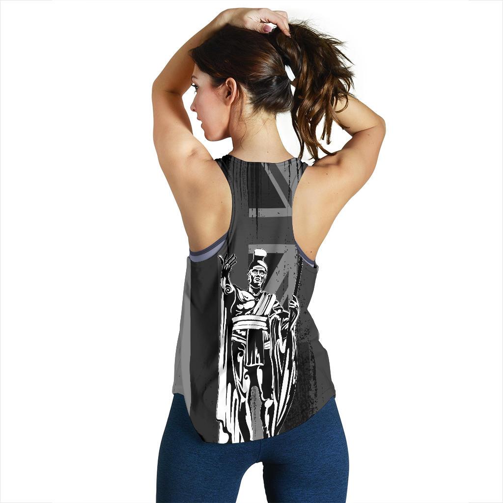 Hawaii King Flag Women's Racerback Tank - Polynesian Pride