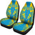 Tuvalu Car Seat Covers - Tuvalu Coat Of Arms Polynesian Tattoo Flag - Polynesian Pride