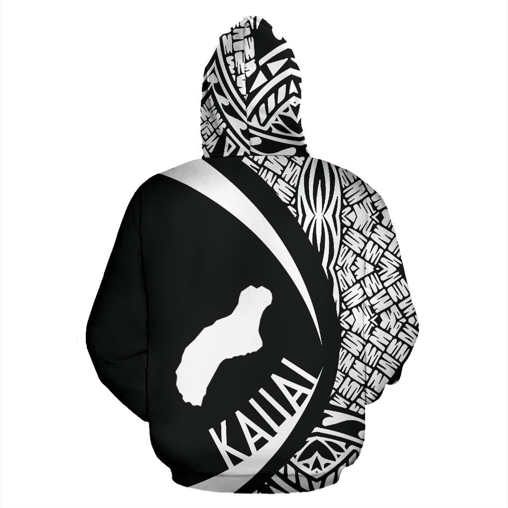 Kauai Kanaka Maoli Polynesian Hoodie Circle Style - Polynesian Pride