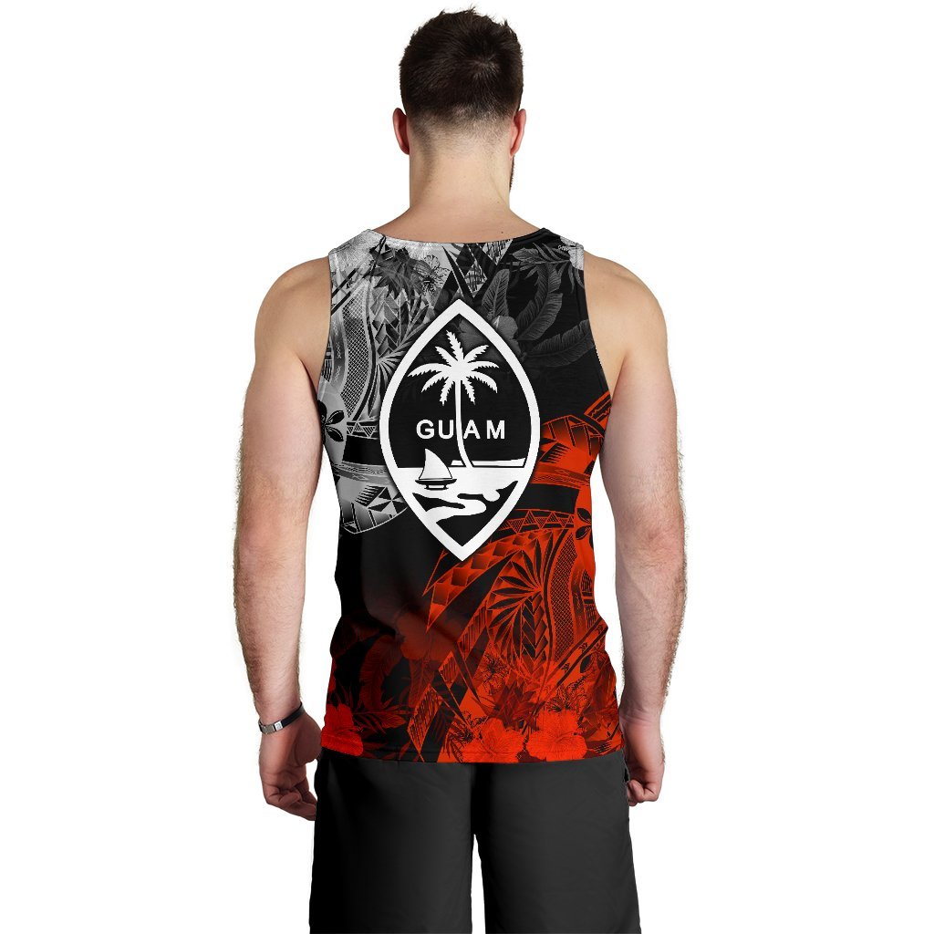 Guam Polynesian Men's Tank Top - Vintage Polynesian - Polynesian Pride