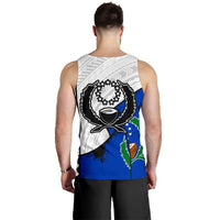 Pohnpei Special Grunge Flag White Men's Tank Top A0 - Polynesian Pride