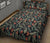 Tropical Strelitzia Black Quilt Bed Set - Polynesian Pride