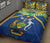 Solomon Islands Quilt Bed Set Simple Coat Of Arms Rugby - Polynesian Pride