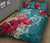 Hawaii Turtle Hibiscus Plumeria Blue Polynesian - Quilt Bed Set AH - Polynesian Pride