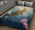 Hawaii Turtle And Jellyfish In Deep Sea Moana Quilt Bed Set - Polynesian Pride