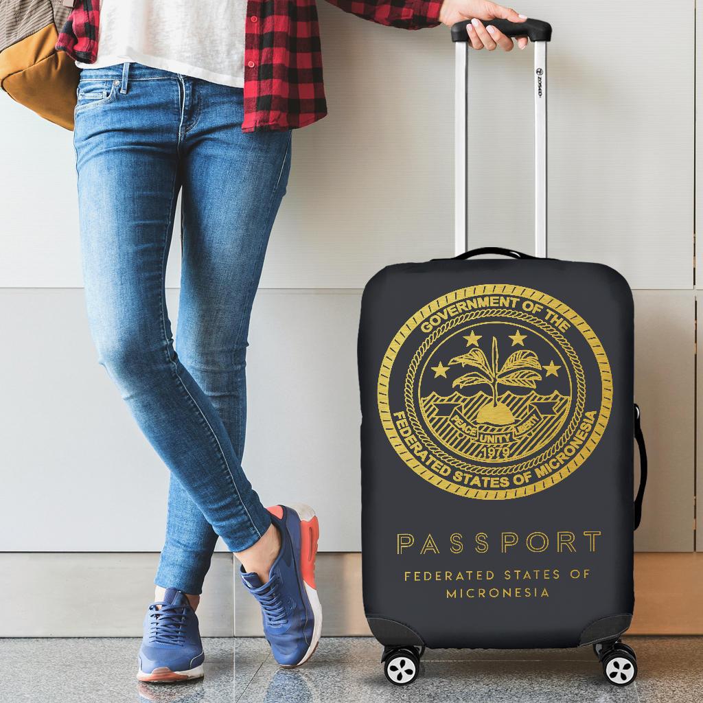 Federated States Of Micronesia Passport Luggage Cover - Polynesian Pride