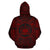 Samoa ll Over Hoodie Samoa Coat of rms Polynesian Red Black - Polynesian Pride