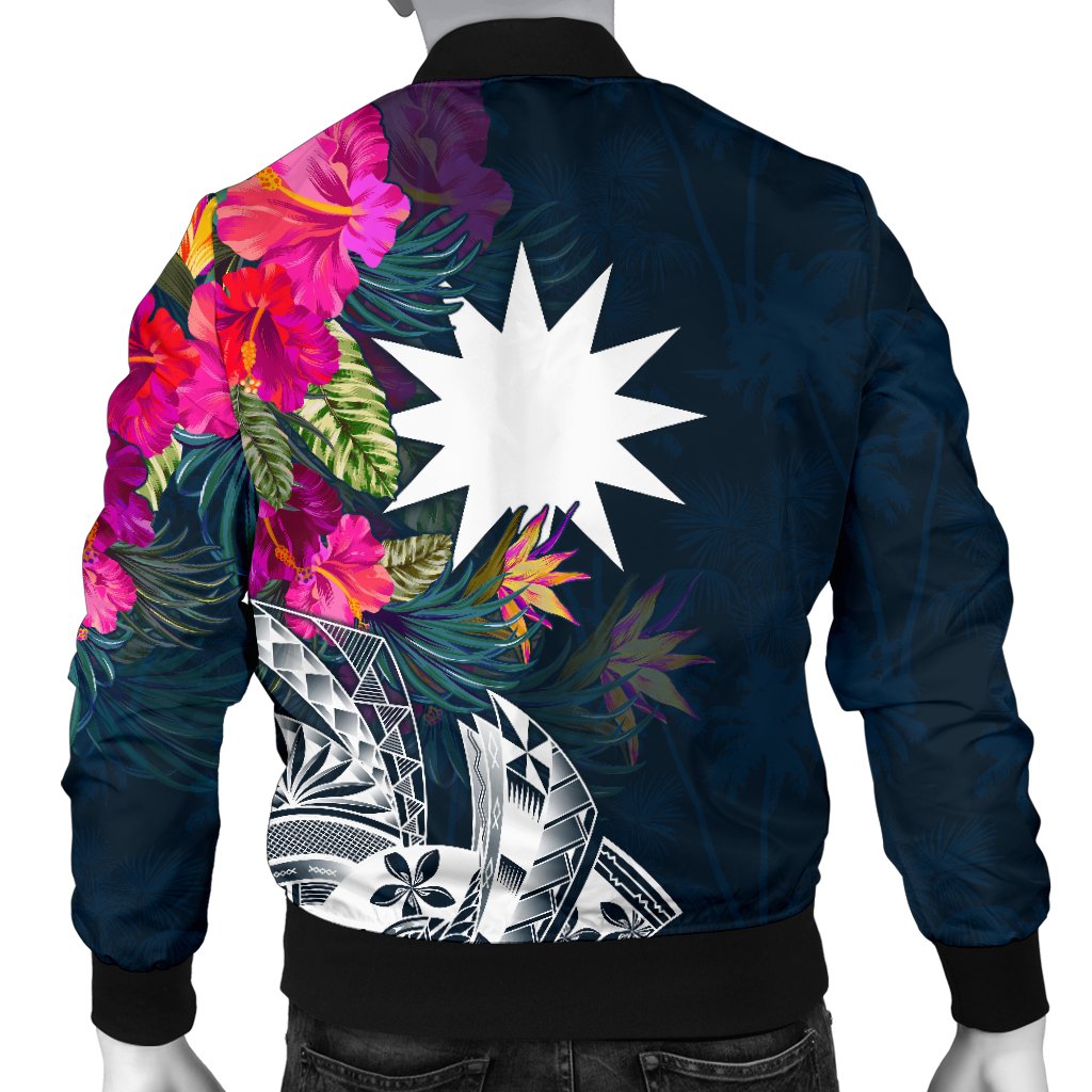 Nauru Men's Bomber Jacket - Summer Vibes - Polynesian Pride