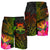 Tuvalu Polynesian Men's Shorts - Hibiscus and Banana Leaves - Polynesian Pride