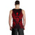 Niue Polynesian Men Tank Top Map Red - Polynesian Pride