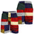 Polynesian Men's Shorts - Design Retro Patchwork Red - Green - Polynesian Pride