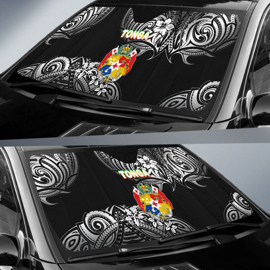 Mate Ma'a Tonga Rugby Auto Sun Shades Polynesian Unique Vibes - Black - Polynesian Pride