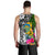 Tuvalu Men Tank Top - Turtle Plumeria Banana Leaf - Polynesian Pride