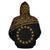 Cook Islands Polynesian Hoodie Curve Gold - Polynesian Pride