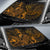 Kosrae Auto Sun Shades Turtle Hibiscus Gold - Polynesian Pride