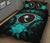 Chuuk Polynesian Quilt Bed Set Hibiscus Turquoise - Polynesian Pride