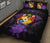 Tonga Polynesian Quilt Bed Set Hibiscus Purple - Polynesian Pride