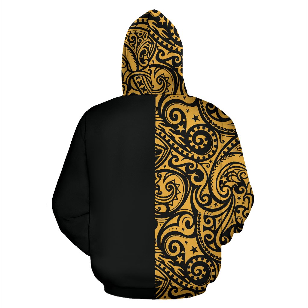 Polynesian Hoodie Half Style 02 - Polynesian Pride