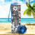 Niue Custom Personalised Hydro Tracking Bottle White - Turtle Plumeria Banana Leaf - Polynesian Pride