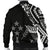 Kosrae Men's Bomber Jacket - Micronesian Pattern Flash Black - Polynesian Pride