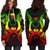 Pohnpei Polynesian Hoodie Dress Map Reggae - Polynesian Pride