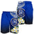 Northern Mariana Islands All Over Print Men's Shorts - Polynesian Plumeria Pattern - Polynesian Pride