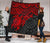 Cook Islands Polynesian Premium Quilt - Red Turtle - Polynesian Pride