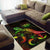 Hawaii Polynesian Area Rugs - Turtle With Blooming Hibiscus Reggae - Polynesian Pride