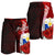 Philippines Polynesian Custom Personalised Men's Shorts - Coat Of Arm With Hibiscus - Polynesian Pride