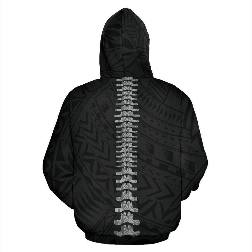 Polynesia Always In My Bones All Over Zip up Hoodie - Polynesian Pride