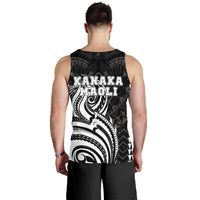 Kanaka Maoli Map Polynesian Tank Top White - Polynesian Pride