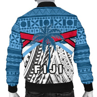Fiji Rugby Men Bomber Jacket Tapa Cloth - Polynesian Pride